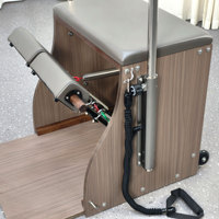 Kursi Wunda Combo dengan Pedal Terpisah Warna Walnut Kayu Kursi Pilates