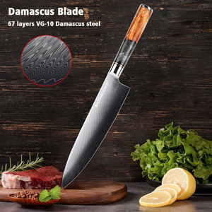 Hipho-home-cuchillo de Chef de Damasco japonés, alta calidad, 8 pulgadas, gran oferta - Product Image 4