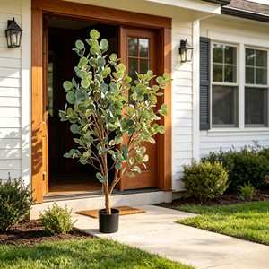 Silk <b>Artificial</b> Eucalyptus Garland Greenery Boho Decor for Wedding Arch Table Runner Centerpiece DIY Craft - Product Image 5