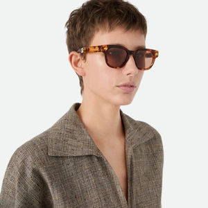 Bottega BV Retro Square Sunglasses Acetate Frame UV Protection Fashion Eyewear for Men Women Veneta - Product Image 2