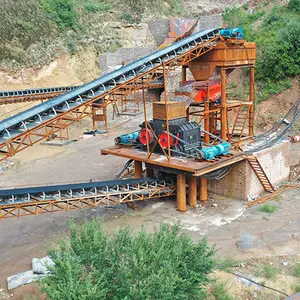 Prix bon marché concasseur de pierre Quartz concasseur de roche gravier sable faisant la machine pour les déchets de construction de carrière