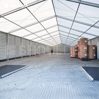 Carpas Temporales de Aluminio Grandes para Exteriores con Paredes Tipo Sándwich, Carpas Industriales con Estructura Resistente para Almacenamiento