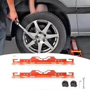 طقم عجلة حديد للخدمة الشاقة طقم محاذاة الإطارات مع أدوات المعايرة وتسوية العجلات - Product Image 4