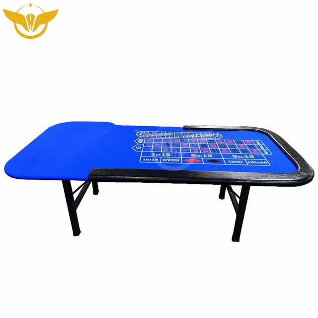 YH Roulette Wheel Table Folding Gambling Casino Roulette Table