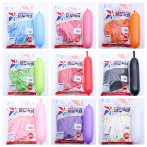 Globos de Látex Largos Multicolores de 360° <span class=keywords><strong>para</strong></span> Decoración, Graduación, <span class=keywords><strong>Cumpleaños</strong></span>, Bodas, Navidad, Fiestas, Suministros <span class=keywords><strong>para</strong></span> Fiestas, 360q - Product Image 2