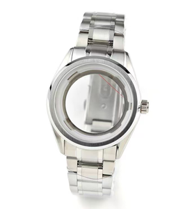 Cassa per Orologio 36/39mm in Acciaio Inossidabile con Ghiera <span class=keywords><strong>a</strong></span> Dente di Cane e Vetro Zaffiro Sintetico per Orologi Meccanici - Product Image 6