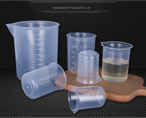 Venta caliente 500ml plástico PE taza vaso resistencia a altas temperaturas engrosada para laboratorio <span class=keywords><strong>química</strong></span> experimento OEM - Product Image 5