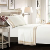 Ensemble de linge de lit en coton égyptien 300TC pour hôtel drap de lit king size ensemble de literie en coton de luxe