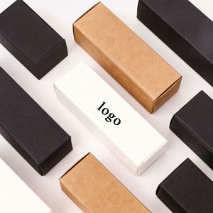 Factory Direct Customizable Free Design Matte Printed <b>Black</b> White Card <b>Box</b> Sturdy Ideal for Eyewear Accessory Packaging - Product Image 2