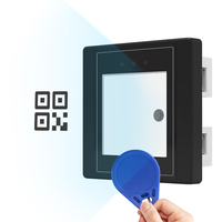 Lector de Tarjetas RFID NFC IC BS-MET, Escáner de Códigos QR 2D de Montaje Fijo, Lector Automático con Imagen de Pasaporte, Ethernet para Sistema de Control de Acceso a Puertas