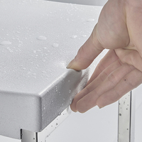 Siège de bain et chaise de douche autoportante en acier inoxydable SUS304, léger, écologique, durable et au design épuré