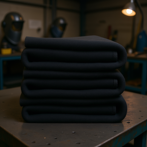 Coperta per saldatura in feltro di carbonio 37 pollici x 36 pollici, ignifuga e resistente al calore, per la sicurezza in officina - Product Image 2