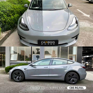 Di alta qualità avvolgente auto avvolgente per animali domestici con pellicola in vinile leggera Nardo involucro grigio pellicola per auto 1.52*18M adesivi per veicoli - Product Image 4
