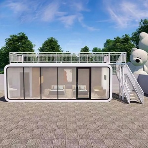 Container Smart Eco-Friendly in Alluminio da 40FT, Apple Cabin House dal Design Moderno <span class=keywords><strong>con</strong></span> 1 Anno di Garanzia per Viaggi all'Aperto - Product Image 2