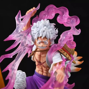 Statue de collection Gear 5 <span class=keywords><strong>Nika</strong></span>, 1 pièce, Luffy 50 cm, figurine lumineuse pour les fans hardcore, unisexe, à partir de 5 ans, vitrine de collection - Product Image 5