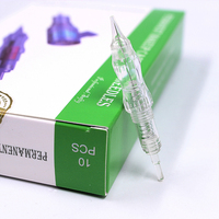 Biomaser 100% E.O. Gas Gesteriliseerde Medische Grade Rvs Tattoo Shading Cartridge Wegwerp Tattoo Machine Naalden