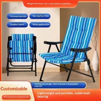 Chaise de plage pliante en acier léger au design moderne, vente en gros en Arabie Saoudite, chaises d'extérieur pour adultes, pique-nique, camping