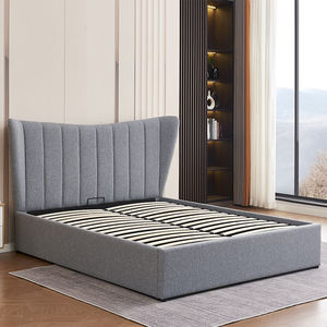<b>Modern</b> Designer Queen Size Storage Upholstered Wood <b>Beds</b> Frame Furniture Wholesale - Product Image 6