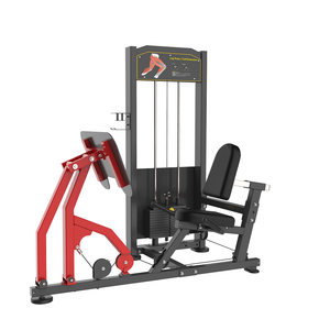 Équipement de musculation de gymnastique commerciale Pile de poids 100kg Machine d'exercice de sélection chargée par broche <span class=keywords><strong>Presse</strong></span> <span class=keywords><strong>horizontale</strong></span> assise - Product Image 4