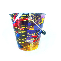 Seau à Popcorn Personnalisé avec Logo, Emballage Métallique pour Snacks de Cinéma et Cadeaux Promotionnels
