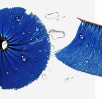Brosse à rouleaux automatique industrielle pour lavage de voitures et d'autobus, équipement de nettoyage avec poils en nylon durables