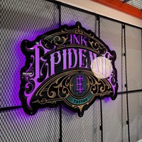 Usine personnalisée acrylique 3d signes Laser découpe lettres grande Plaque Design signalisation d'entreprise pour hôtel mur Art décor