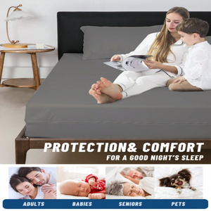 Yüksek kaliteli hipoalerjenik tam boy yatak örtüsü 100% su geçirmez nefes şilte kılıfı - Product Image 2