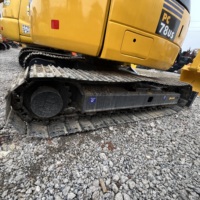 Excavadora de cadenas usada Komatsu PC78US de 7.8 toneladas, fabricada en Japón, con pocas horas de trabajo, precio económico, motor original.