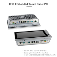 Panel PC Industrial Táctil Todo en Uno con USB Frontal de 10.1 Pulgadas, PC Industrial Integrado para Entornos de Trabajo Difíciles, Tecnología de Vanguardia