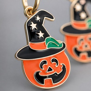 Orecchini gotici a tema Halloween, orecchini a forma di teschio e zucca per feste in maschera - Product Image 6