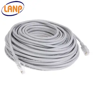 Category 5e Network Jumper Internet Connection Cable Gray Cat5e UTP Ethernet Cable Patch Cord 30M