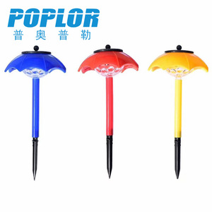 Poplor Solar Garden <b>Lights</b> <b>LED</b> RGB Color Changing Outdoor Lawn Lamp With <b>Light</b> <b>Sensor</b> Water Resistant - Product Image 5