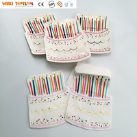 Assiettes en papier personnalisées écologiques, fournitures de fête, service de vaisselle jetable, assiettes carrées en papier compostables