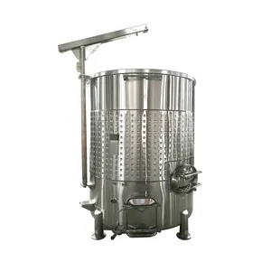 1000 л 2000л, оборудование для ферментации вина с плавающей крышкой, резервуар с плавающей крышкой для эффективного процесса ферментации