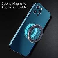 Support de téléphone magnétique rotatif à 360° avec anneau de maintien pour doigt, support mobile en alliage de zinc