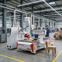 Máquina Fresadora CNC Multifuncional con Eje A de Rotación de 180 Grados para Tallado en Relieve 3D y Procesamiento de Madera