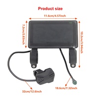 Superbsail V20 Fatbike - Tableau de bord LCD - Compteur - 24V-60V - Pièces détachées pour vélo électrique - Remplacements pour V20 Fat Bike