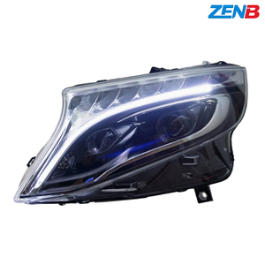 Conjunto de Faros Delanteros LED para Mercedes-Benz <span class=keywords><strong>Vito</strong></span> W447 2013-2019 con Luz de Giro Secuencial y un Toque Azul - Product Image 5