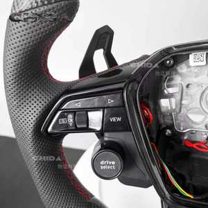 Volant en cuir LED en fibre de carbone de haute qualité, adapté à la mise à niveau de l'intérieur <span class=keywords><strong>Audi</strong></span>, pour A1 A3 A4 A5 A6 A7 Q1 Q3 Q5 Q6 Q7 - Product Image 5