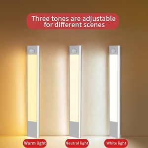 Đèn LED Tủ Quần Áo Đèn Dưới Tủ Kích Hoạt Chuyển Động Đèn Ngủ Cảm Biến Chuyển Động <span class=keywords><strong>G</strong></span>ắn Pin Ở Bất Cứ Đâu - Product Image 2