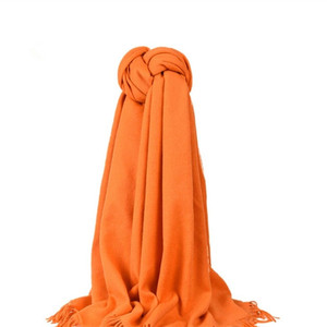 Chal bufanda Pashmina supersuave talla grande a <span class=keywords><strong>la</strong></span> moda liso de lana de gran tamaño para mujer - Product Image 5