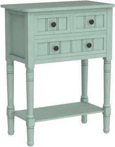 Table de rangement moderne pour canapé avec tiroirs et organisateur de table <span class=keywords><strong>console</strong></span> en bois avec étagère ouverte pour le salon, l'entrée ou le couloir - Product Image 6