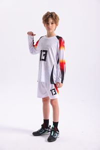 कस्टम बच्चे सॉकर व्यक्तिगत नाम प्लस आकार फिटनेस ट्रैकसूट थोक ओम लड़कों के स्वचालित कटिंग सेट - Product Image 6