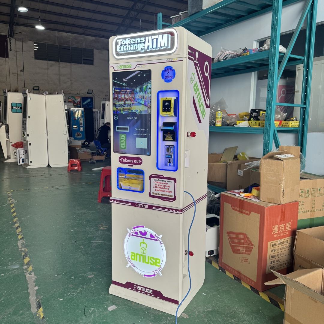 Touch Screen with coin+bill+credit card