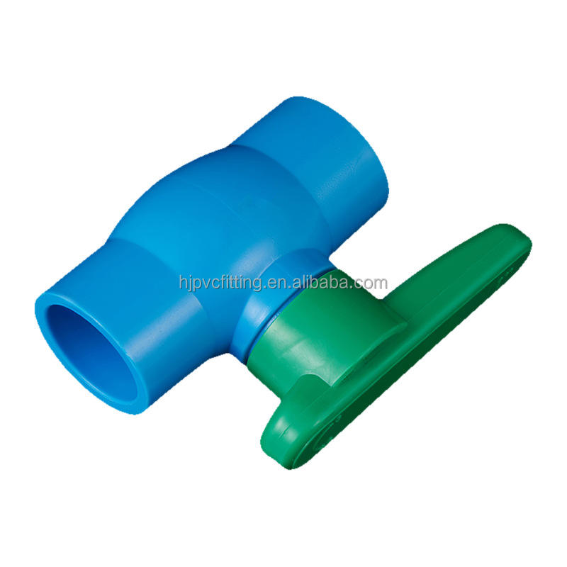 Half Inch Pvc Socket PVC Compact Ball Valve Big Square Green Handle Socket End Half Inch to ...