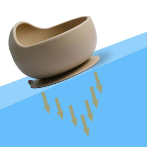 Bowl de Treinamento Antiderrapante de Silicone Personalizado para Bebês, Utensílios de Mesa para Crianças com Ventosa - Product Image 3