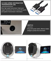 Analyseur de diagnostic de la peau du visage 3d AI Portable, testeur facial, scanner miroir magique, dispositif d'analyse de la peau, machine d'analyse de la peau