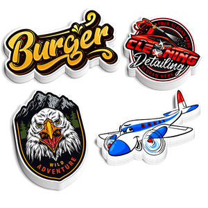 कस्टम उच्च गुणवत्ता मुद्रण वाटरप्रूफ pvc विनाइल कस्टम स्टिकर चिपकने वाला लेबल लोगो डिजाइन यूव प्रूफ डाई कट स्टिकर - Product Image 2