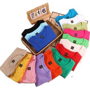 Kids Casual Compressed T-Shirt Custom Logo Printing 100% Cotton Breathable Short Sleeve for Baby Girls & Boys - Product Image 3