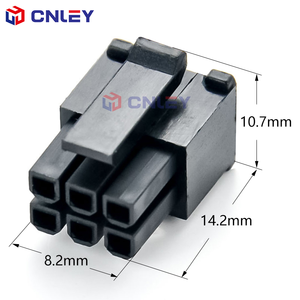 Molex Microfit 3,0 430250600 эквивалентный шаг 6-контактный разъем корпуса Черный адаптер автомобильный мужской - Product Image 6